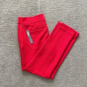Loft: Red Marisa Pencil Ankle Length Pant